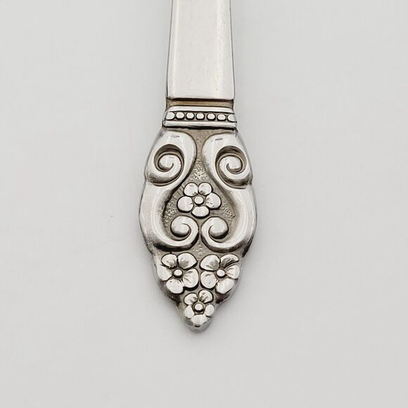 S.S.S. By ONEIDA U.S.A. ERIKA Pattern Teaspoon Accent Glossy Discontinued - Picture 7 of 7